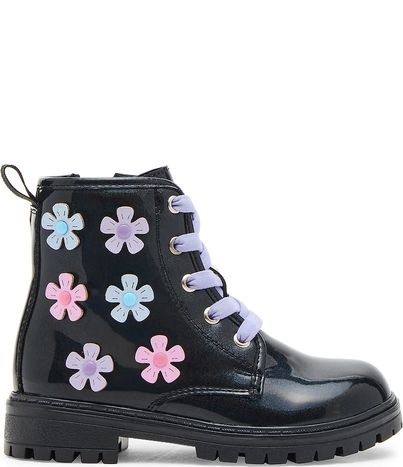 Steve Madden Girls' T-Fritz Floral Combat Boots (Infant)