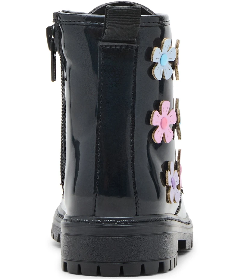 Steve Madden Girls' T-Fritz Floral Combat Boots (Infant)