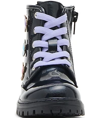 Steve Madden Girls' T-Fritz Floral Combat Boots (Infant)