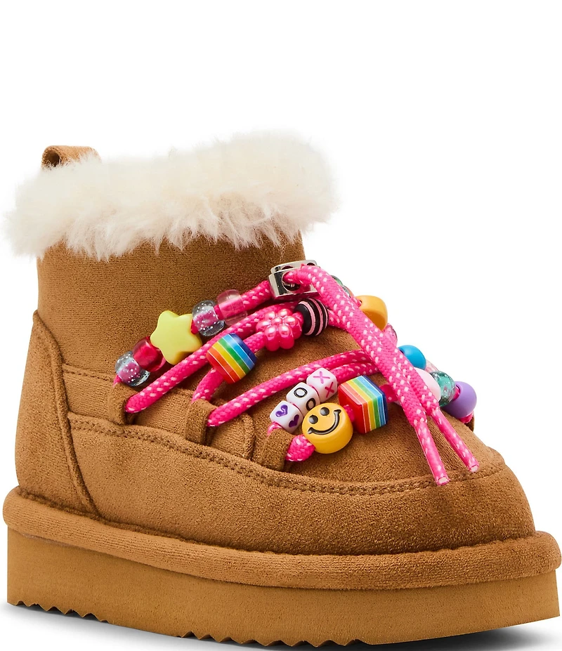 Steve Madden Girls' T-Glazer Charm Boots (Toddler)