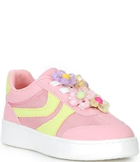 Steve Madden Girls' T-Jersey Charm Ornament Sneakers (Toddler)