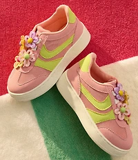 Steve Madden Girls' T-Jersey Charm Ornament Sneakers (Toddler)