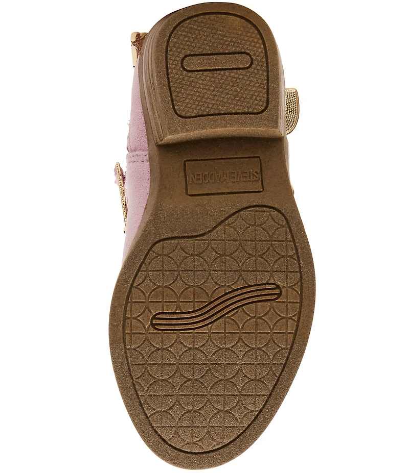 Steve Madden Girls' T-Leana Braided Charm Hardware Western Boots (Infant)