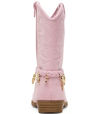 Steve Madden Girls' T-Leana Braided Charm Hardware Western Boots (Toddler)