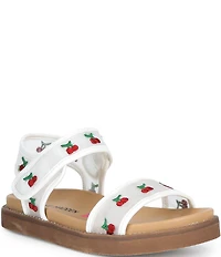 Steve Madden Girls' T-Lyla Cherry Ankle Wrap Sandals (Infant)