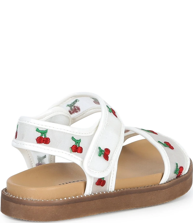 Steve Madden Girls' T-Lyla Cherry Ankle Wrap Sandals (Infant)