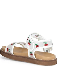 Steve Madden Girls' T-Lyla Cherry Ankle Wrap Sandals (Infant)