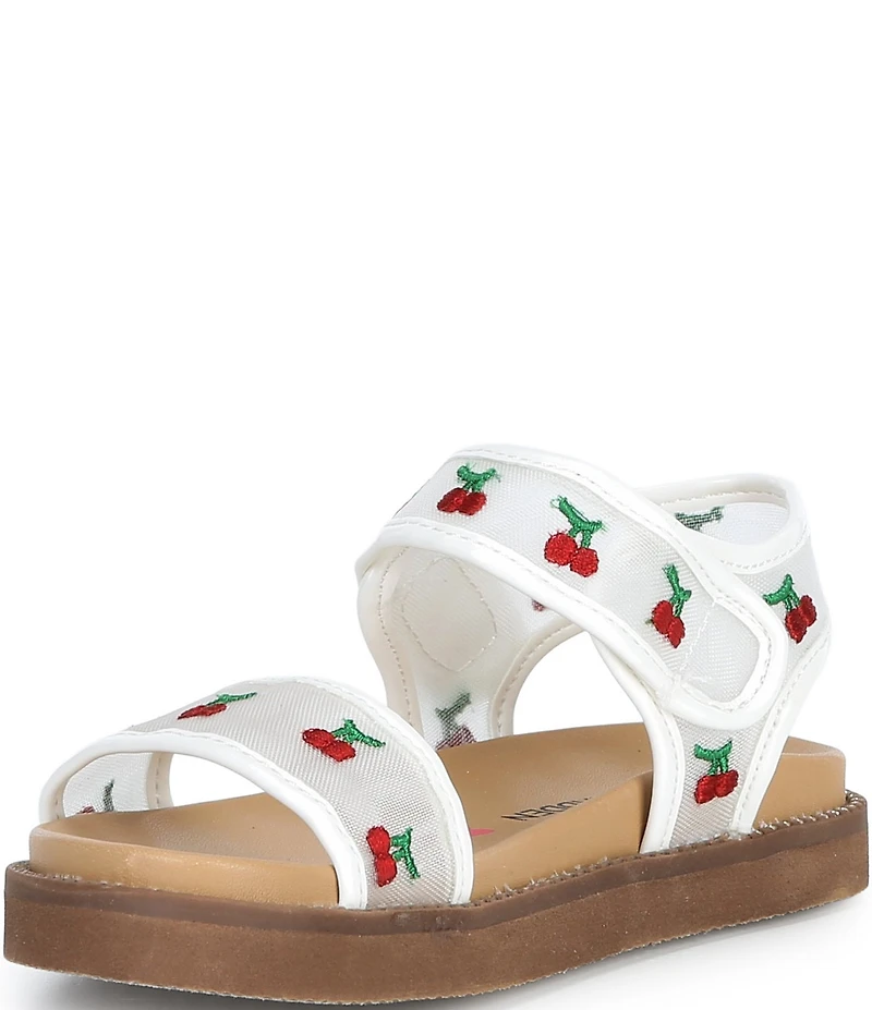 Steve Madden Girls' T-Lyla Cherry Ankle Wrap Sandals (Toddler)