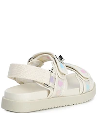 Steve Madden Girls' T-Mona Mesh Heart Sandals (Infant)