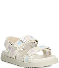 Steve Madden Girls' T-Mona Mesh Heart Sandals (Toddler)