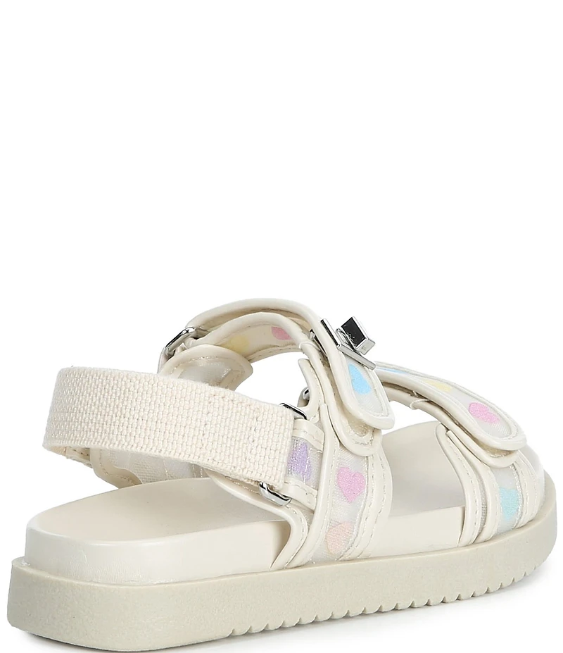 Steve Madden Girls' T-Mona Mesh Heart Sandals (Toddler)