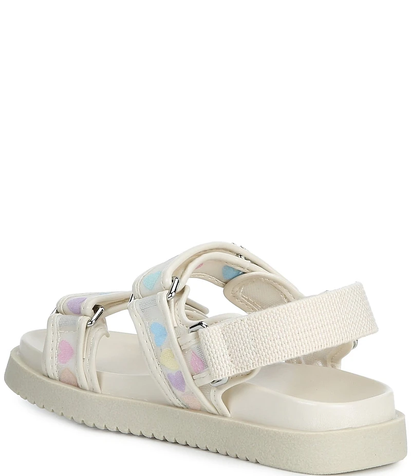 Steve Madden Girls' T-Mona Mesh Heart Sandals (Toddler)
