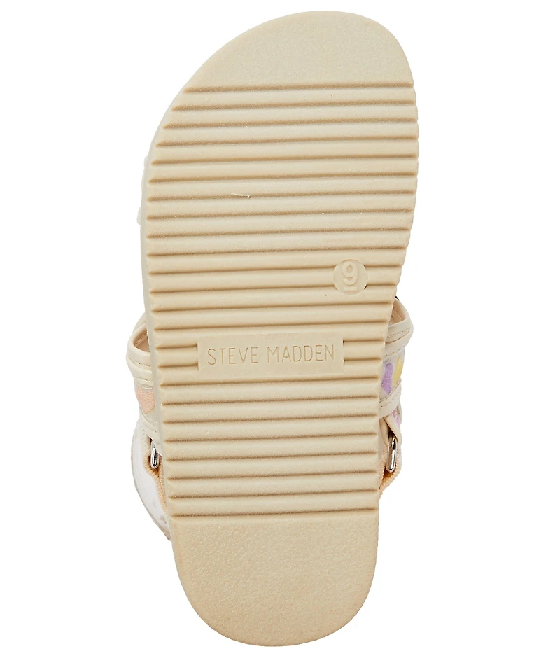 Steve Madden Girls' T-Mona Mesh Heart Sandals (Toddler)