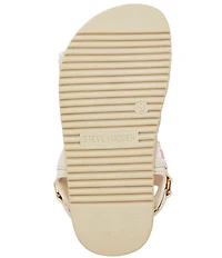 Steve Madden Girls' T-Mona-S Leather Novelty Graphic Sandals (Toddler)