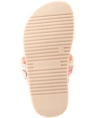 Steve Madden Girls' T-Mona Floral Crochet Knit Sandals (Infant)