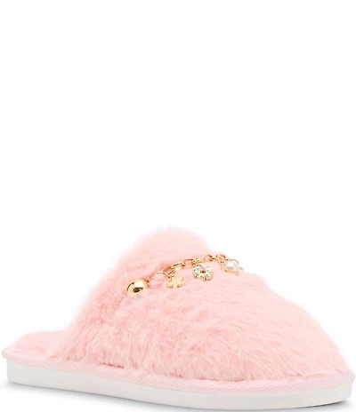 Steve Madden Girls' T-Pillow Charm Slippers (Toddler)