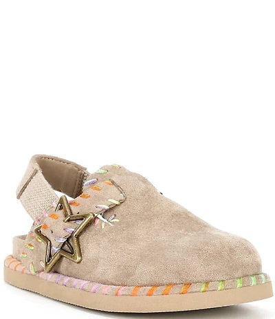Steve Madden Girl's T-Shilo Star Buckle Hardware Backstrap Clogs (Infant)
