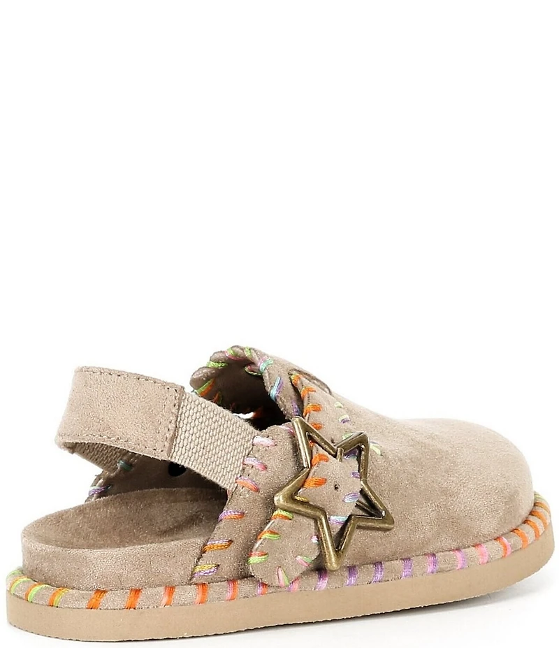 Steve Madden Girl's T-Shilo Star Buckle Hardware Backstrap Clogs (Infant)