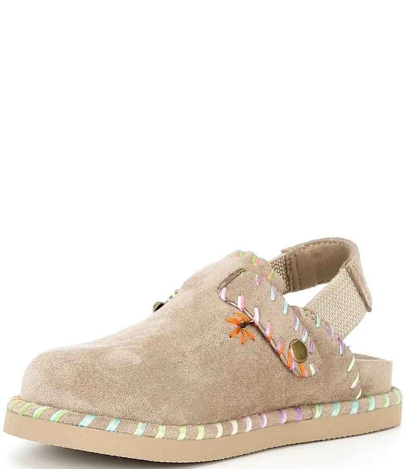 Steve Madden Girls' T-Shilo Star Buckle Hardware Backstrap Clogs (Toddler)