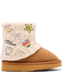Steve Madden Girls' T-Swayy Sweater Cuff Boots (Infant)