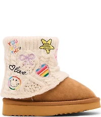 Steve Madden Girls' T-Swayy Sweater Cuff Boots (Toddler)
