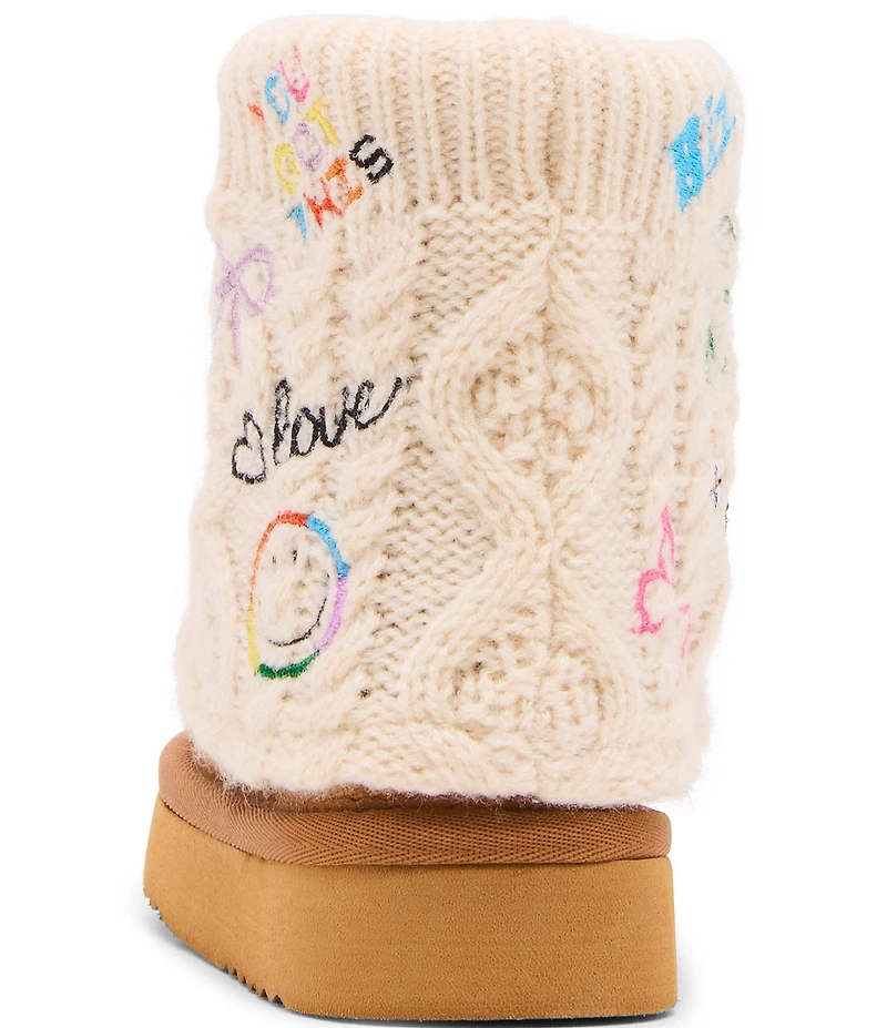 Steve Madden Girls' T-Swayy Sweater Cuff Boots (Toddler)