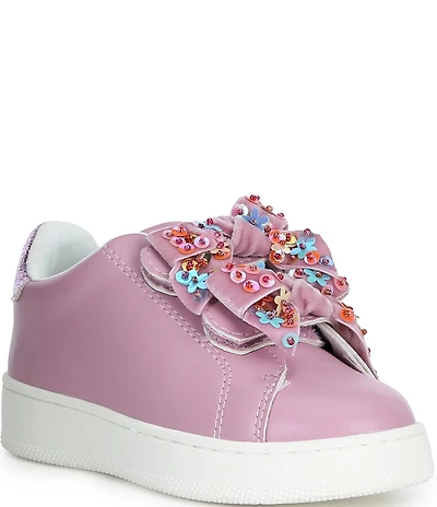 Steve Madden Girls' T-Tales Embellished Bow Sneakers (Toddler)