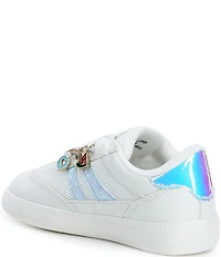 Steve Madden Girls' T-Verdict Iridescent Charm Ornamented Sneakers (Infant)