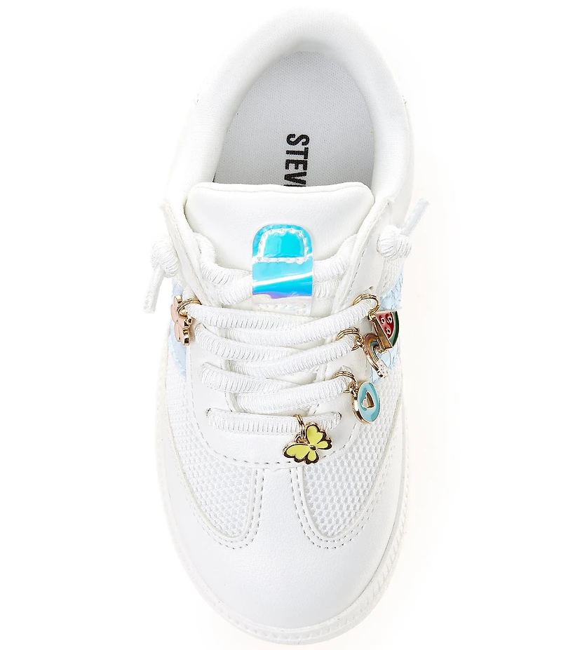 Steve Madden Girls' T-Verdict Iridescent Charm Ornamented Sneakers (Infant)