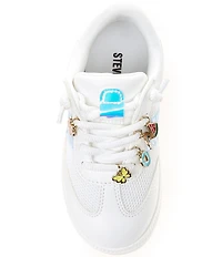 Steve Madden Girls' T-Verdict Iridescent Charm Ornamented Sneakers (Infant)
