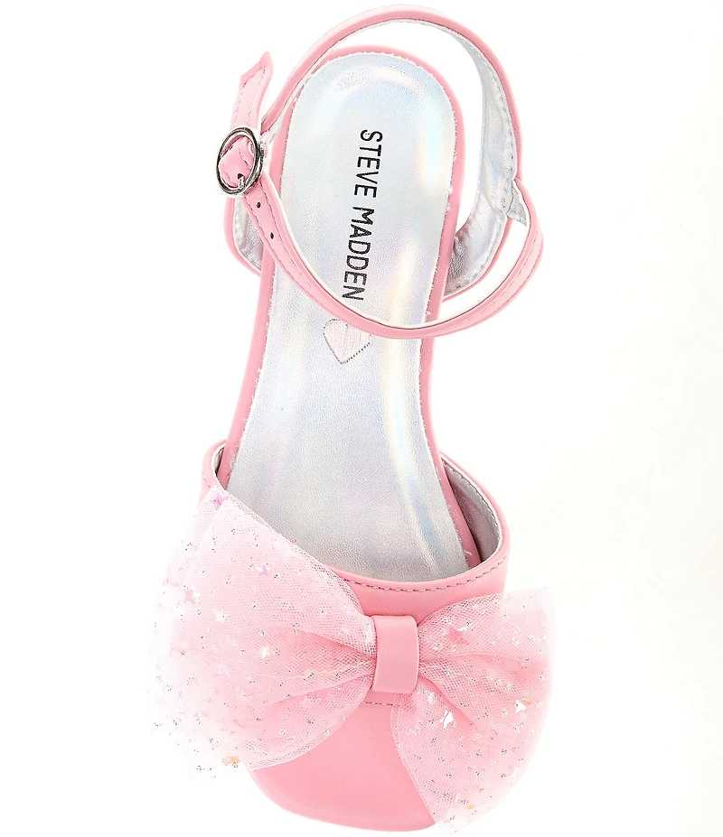 Steve Madden Girls' Tiara Bow Dress Sandals (Youth)