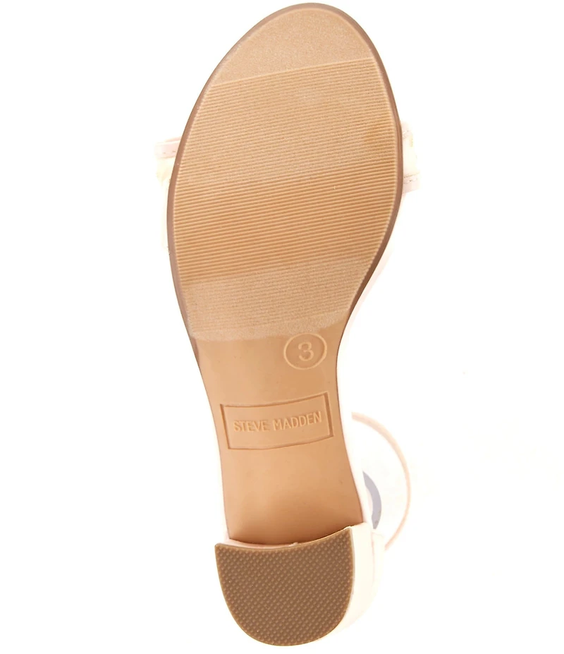 Steve Madden Girls' Tween J-Abigal Mesh Floral Bow Sandals (Youth)