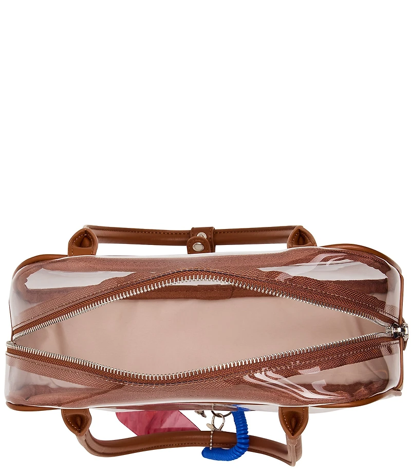 Steve Madden Goldee Clear Shoulder Bag With Fish Pouch