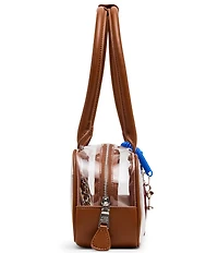 Steve Madden Goldee Clear Shoulder Bag With Fish Pouch