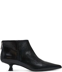 Steve Madden Grant Patent Leather Kitten Heel Ankle Booties