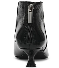 Steve Madden Grant Patent Leather Kitten Heel Ankle Booties