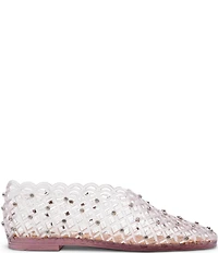 Steve Madden Grove Rhinestone Jelly Slip On Flats