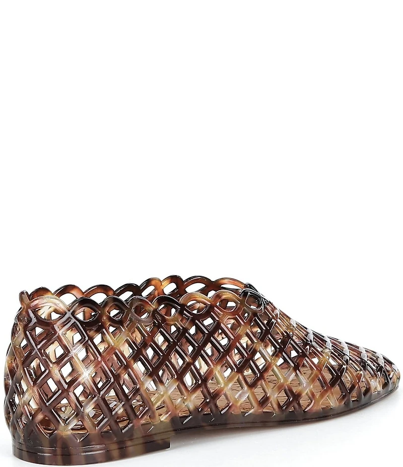 Steve Madden Grove Tortoise Print Jelly Slip On Flats