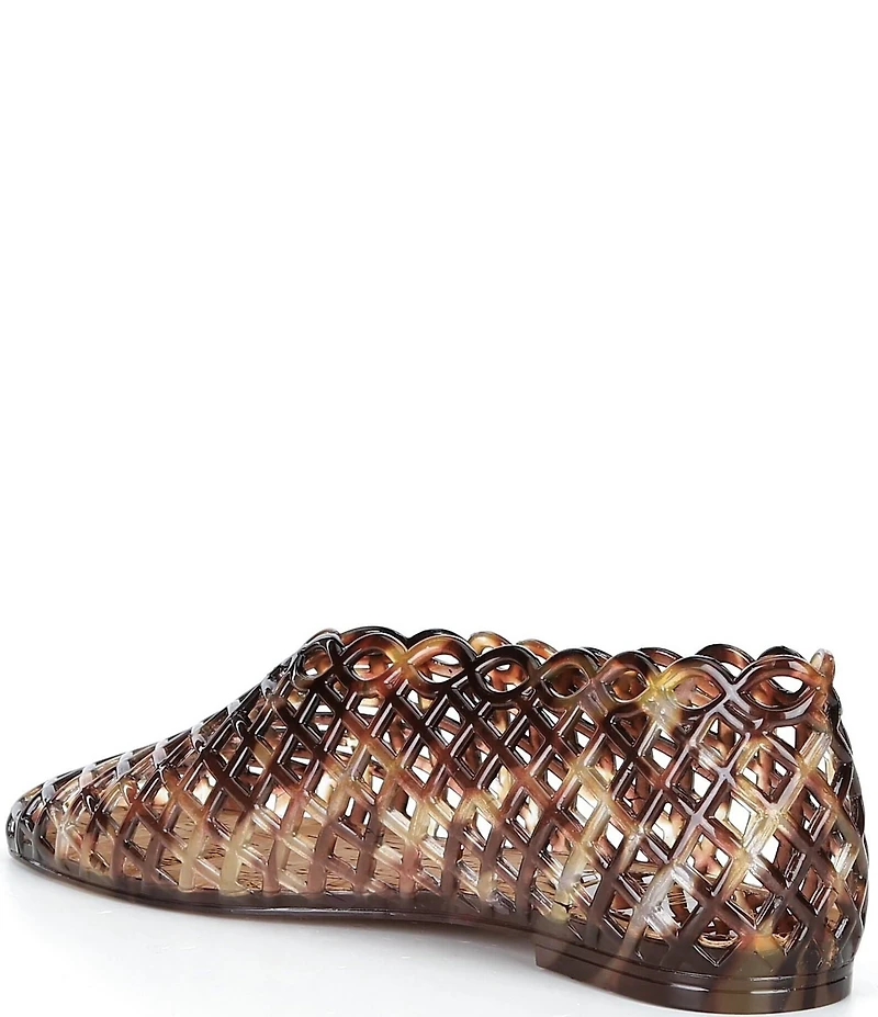 Steve Madden Grove Tortoise Print Jelly Slip On Flats