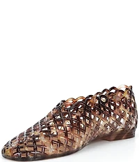 Steve Madden Grove Tortoise Print Jelly Slip On Flats