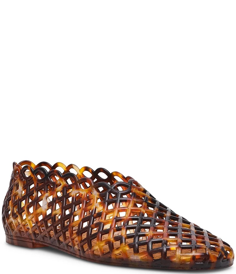 Steve Madden Grove Tortoise Print Jelly Slip On Flats