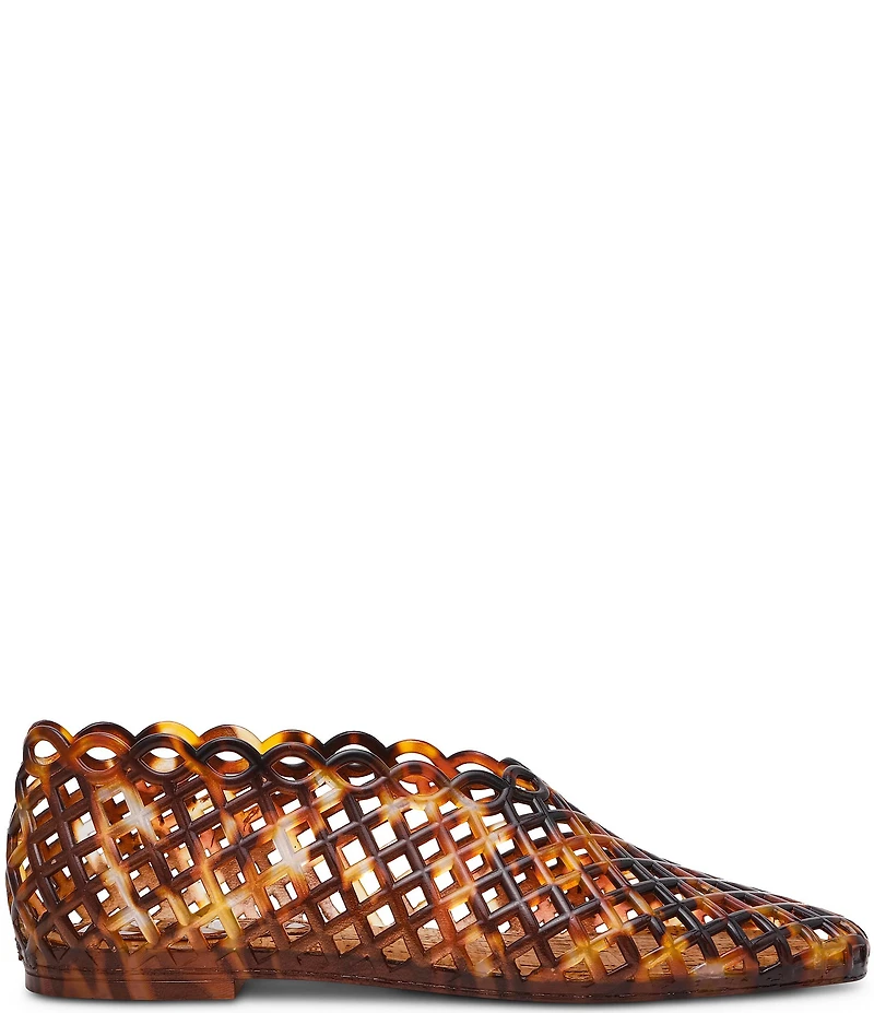 Steve Madden Grove Tortoise Print Jelly Slip On Flats