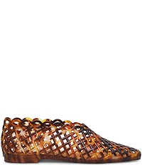 Steve Madden Grove Tortoise Print Jelly Slip On Flats