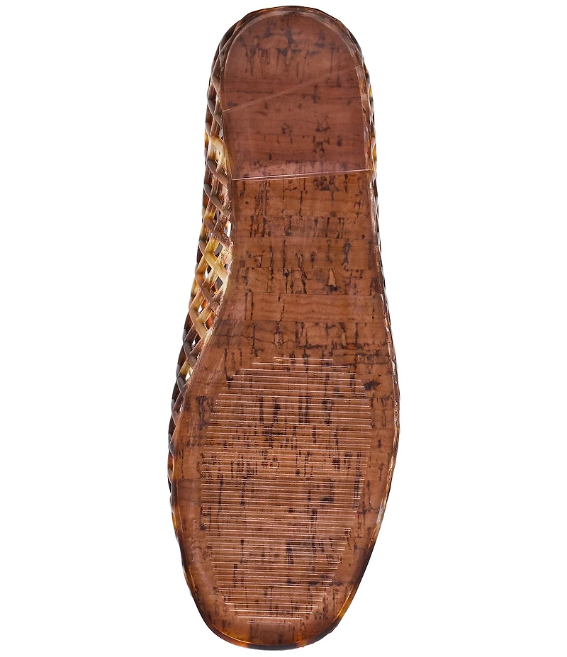 Steve Madden Grove Tortoise Print Jelly Slip On Flats