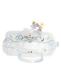 Steve Madden Gummy Clear Jelly Top Handle Satchel Bag