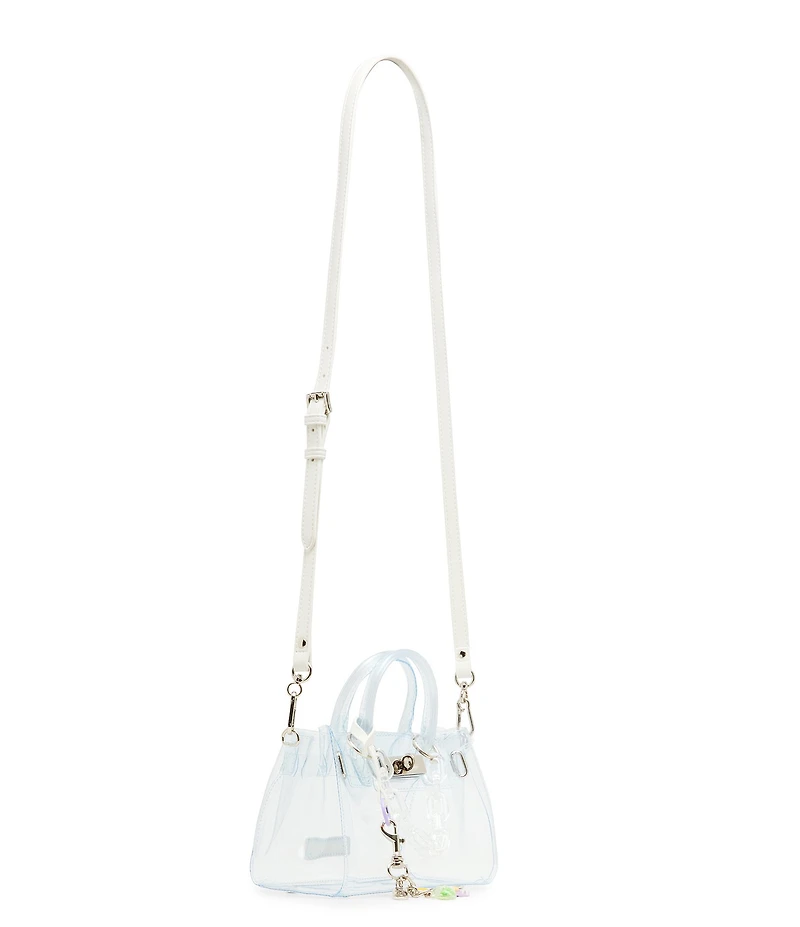 Steve Madden Gummy Clear Jelly Top Handle Satchel Bag