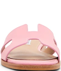 Steve Madden Hadyn Leather Flat Slide Sandals