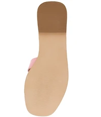Steve Madden Hadyn Leather Flat Slide Sandals