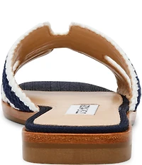 Steve Madden Hadyn Macrame Woven Flat Slide Sandals