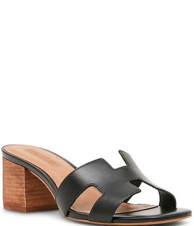 Steve Madden Hana Leather Slide Sandals